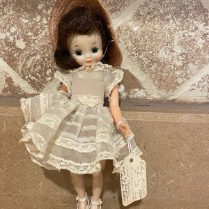 1950s Betsy McCall Doll with Lace Dress and Hat